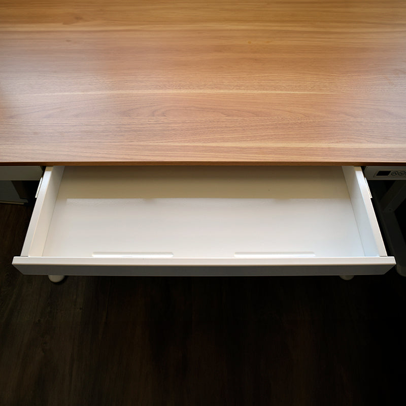 Escritorio de Altura Regulable C-Series Blanco Madera 120 x 60 cm Home Logics 1 un