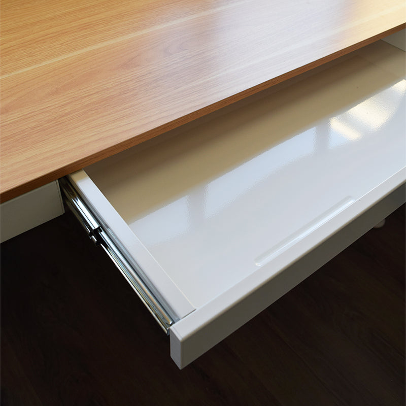 Escritorio de Altura Regulable C-Series Blanco Madera 120 x 60 cm Home Logics 1 un