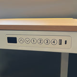Escritorio de Altura Regulable C-Series Blanco Madera 120 x 60 cm Home Logics 1 un
