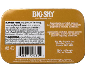 Mentas Kettle Corn Big Sky 144 x 50 g