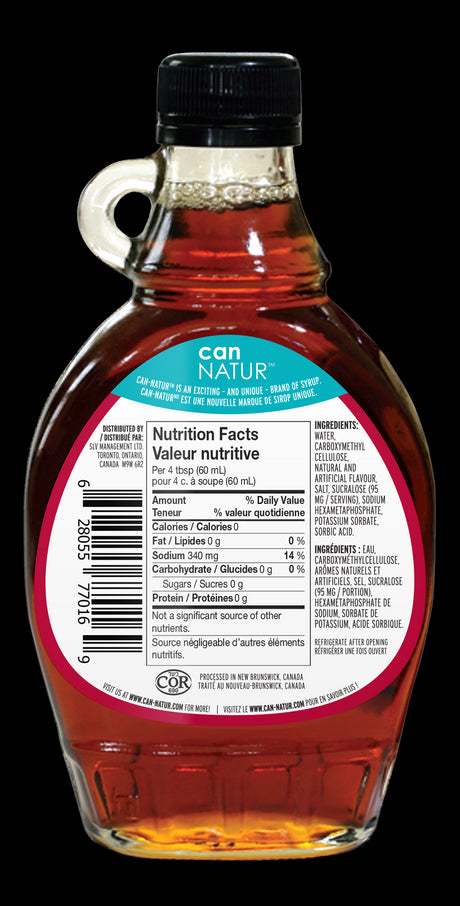 Syrup Maple sin Azúcar can-NATUR 250 ml