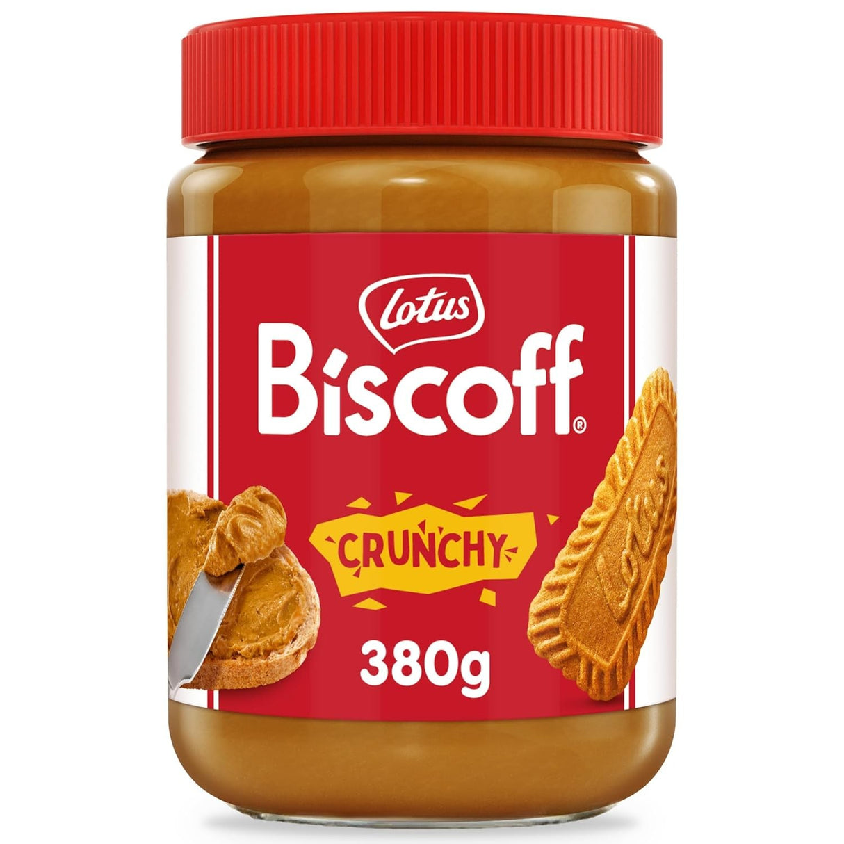 Crema Untable Biscoff Crunchy Vidrio Lotus 380 g