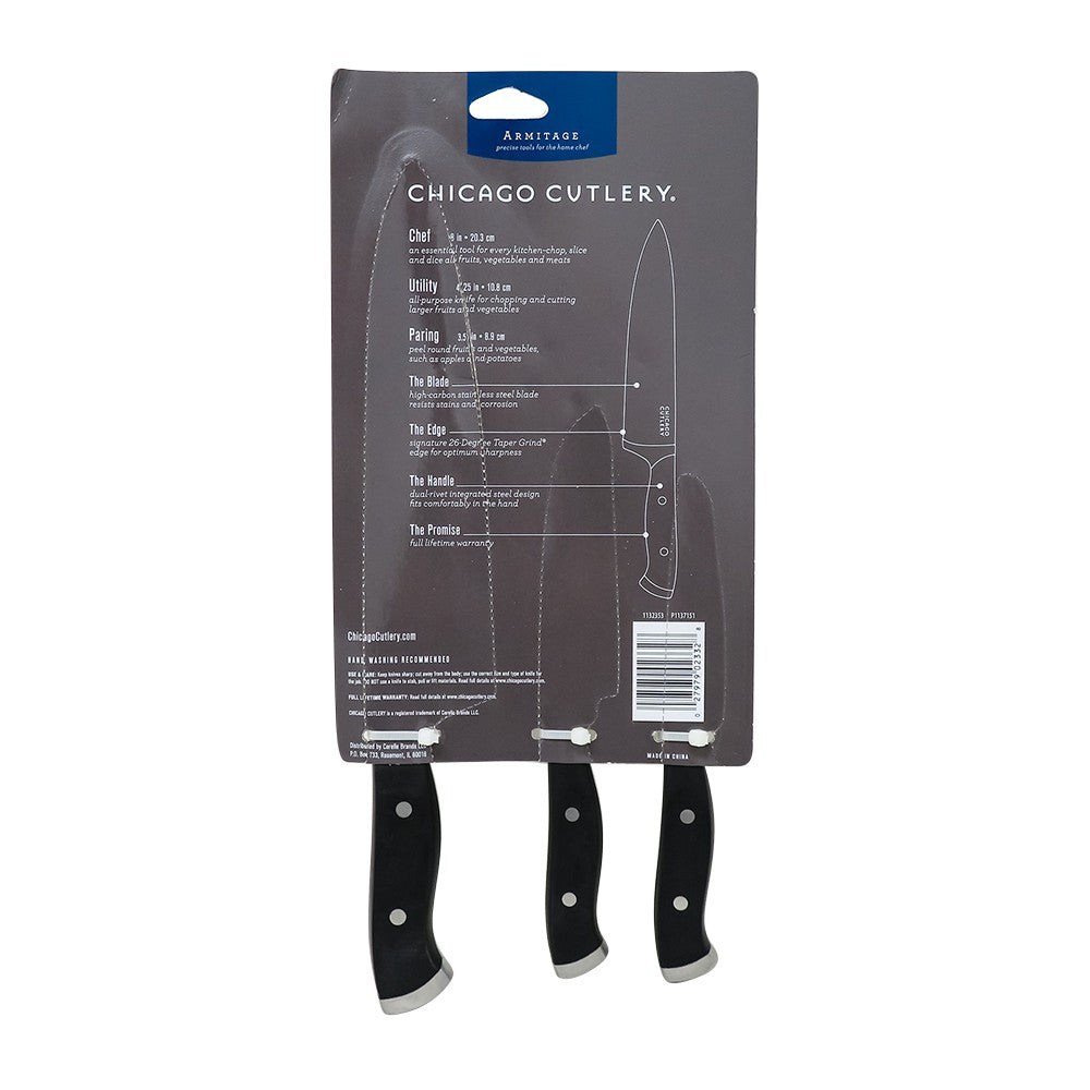 Set 3 Cuchillos Chicago Cutlery 3 un
