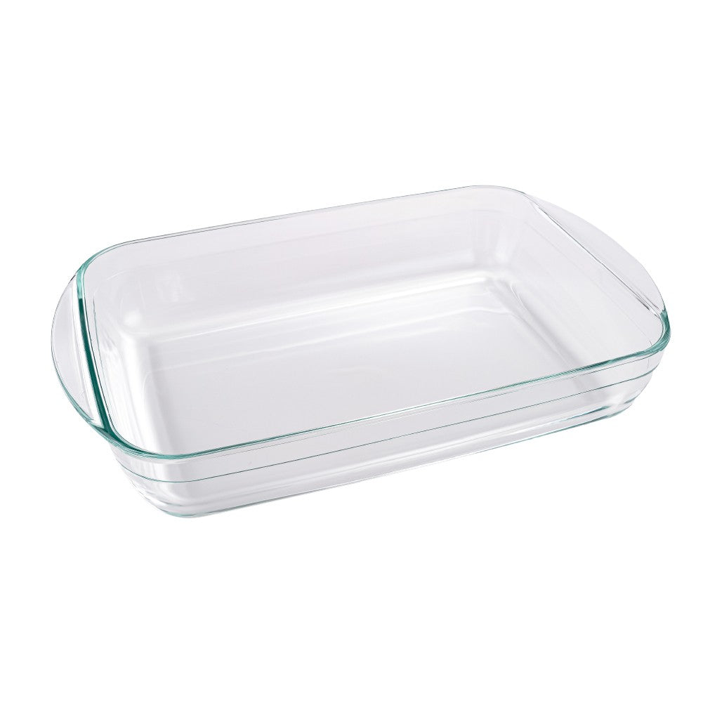 Fuente para Horno Vidrio Rectangular con Tapa 3.6 L Home Logics 1 un