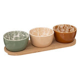 Set Aperitivo 3 Pocillos con Bandeja SG 1 un