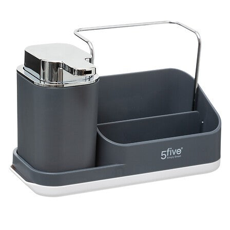 Dispensador Jabón 4 en 1 Gris 5five 1 un
