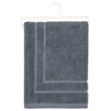 Toalla Piso baño 50 x 70 cm Algodón Gris Oscuro Atmosphera 1 un