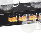 Set 4 Tazas Single Wall Glass 400 ml Food Appeal 4 un