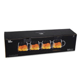 Set 4 Tazas Single Wall Glass 400 ml Food Appeal 4 un