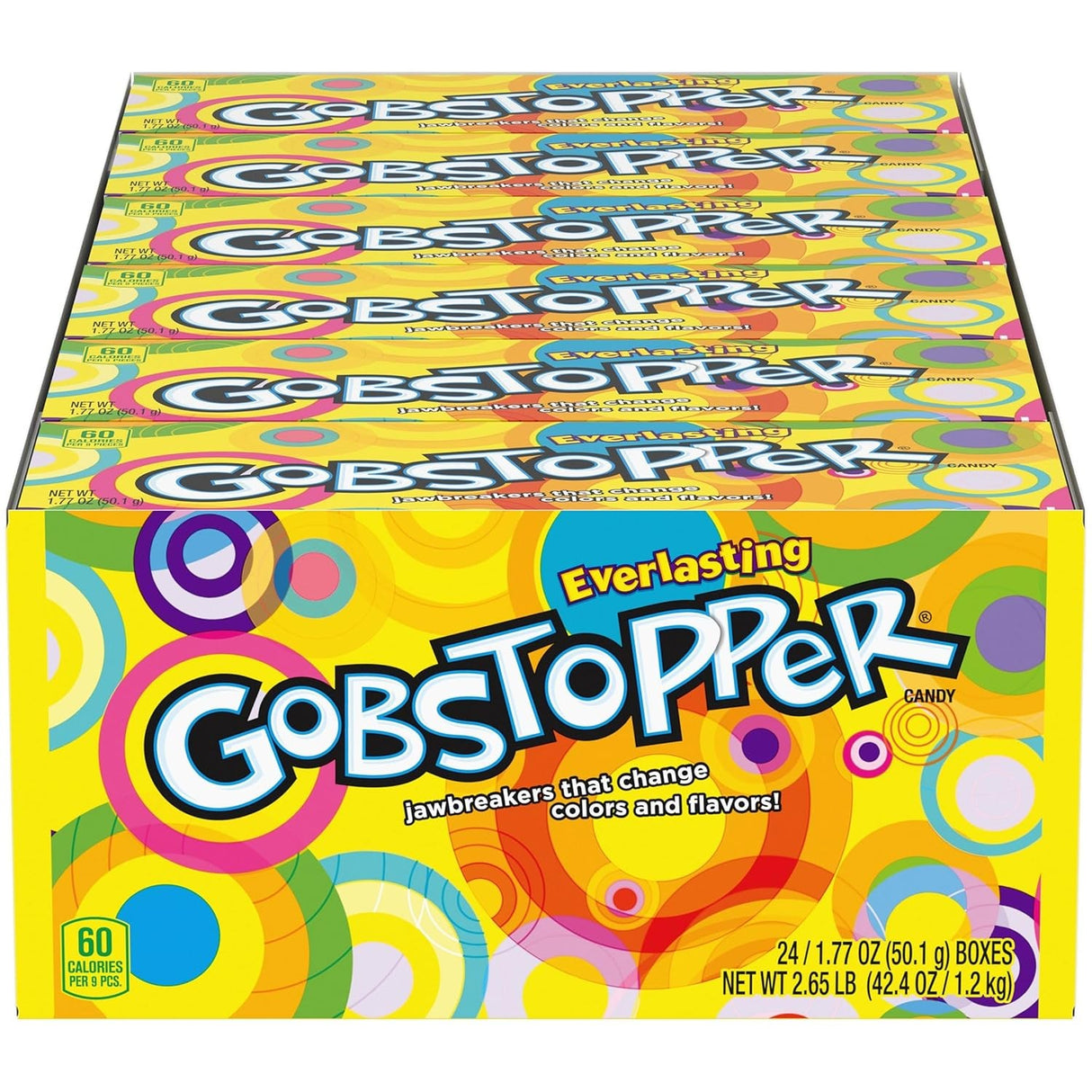 Dulces Jawbreaker Gobstopper 24 un x 50 g