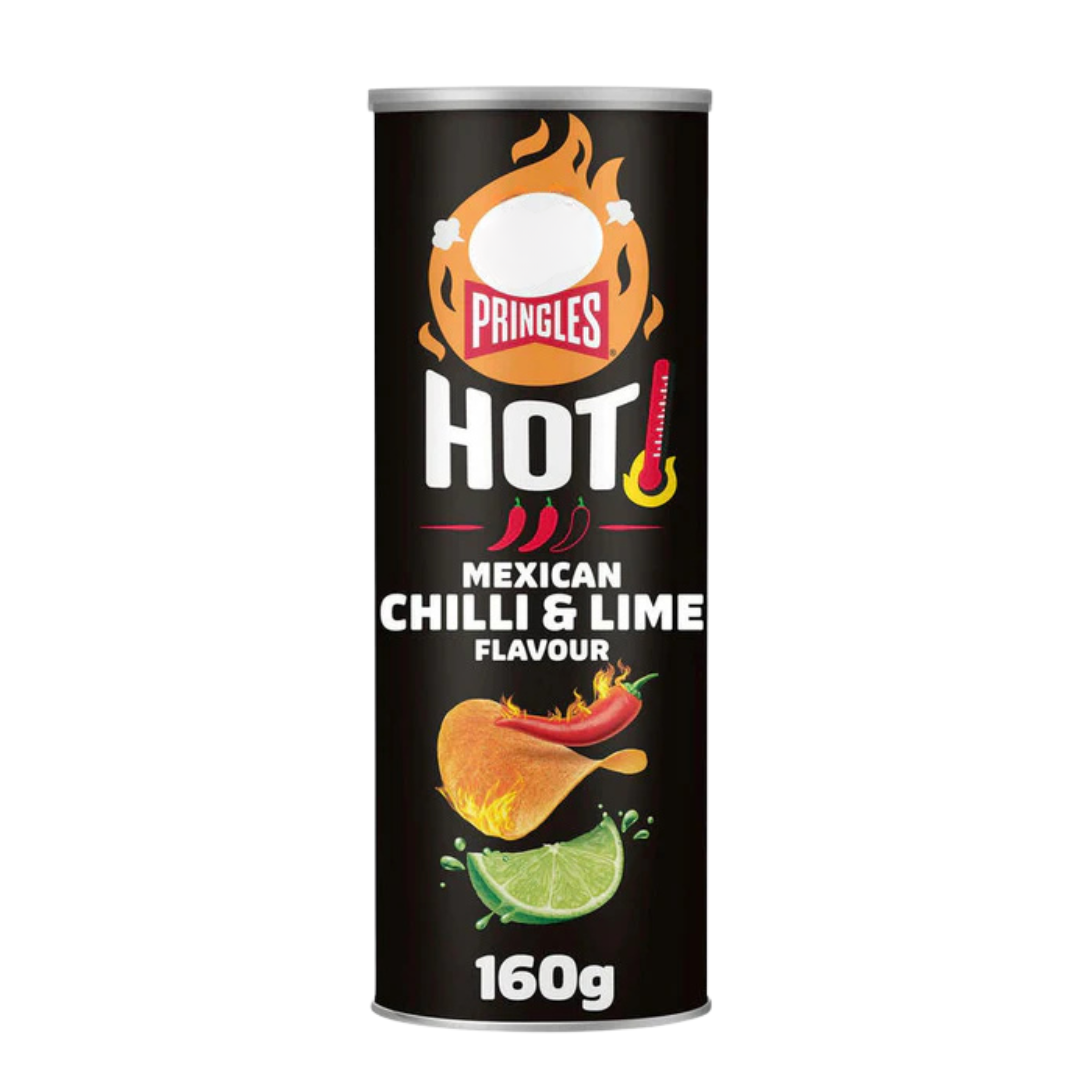 Papas Fritas Hot Mexican Chili Lime Pringles 160 g