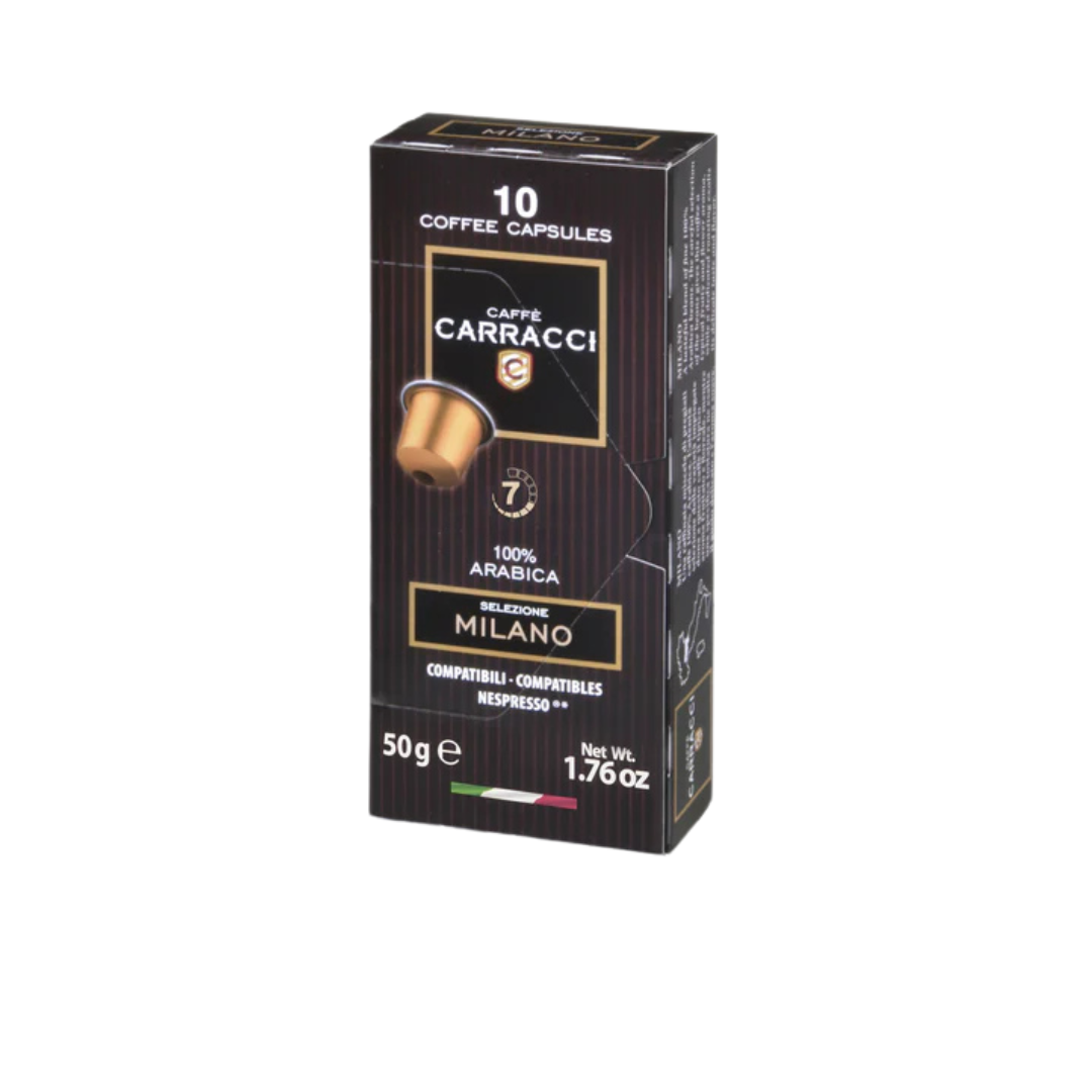 Cápsulas de Café Milano para Nespresso Carracci 10 x 50 g