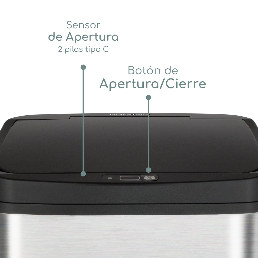 Basurero con Sensor 30L Ninestars