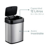 Basurero con Sensor 12L Ninestars