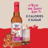 Syrup Galleta de Jengibre sin Azúcar Skinny Mixes 750 ml