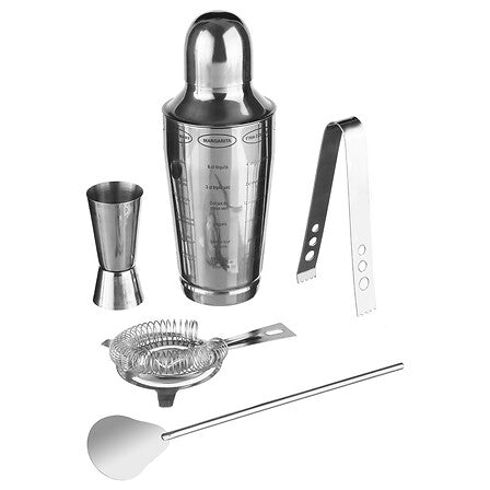 Set 5 Piezas Coctelera Acero Inoxidable 600 ml SG 1 un
