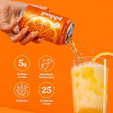 Bebida Prebiotic Orange Lata Poppi 12 x 355 ml