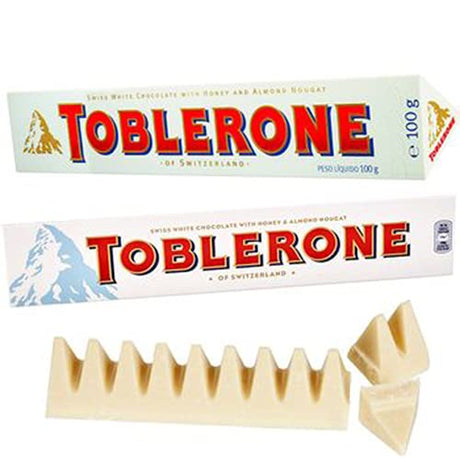 Chocolate Blanco Toblerone 80 x 100 g