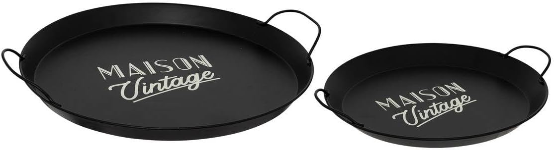 Set 2 Bandejas Maison Vintage Metal Atmosphera 1 un