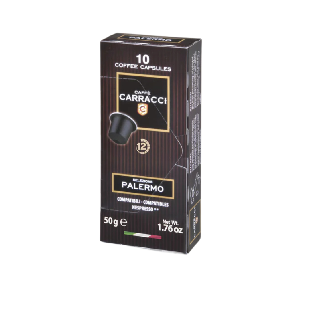 Cápsulas de Café Palermo para Nespresso Carracci 10 x 50 g