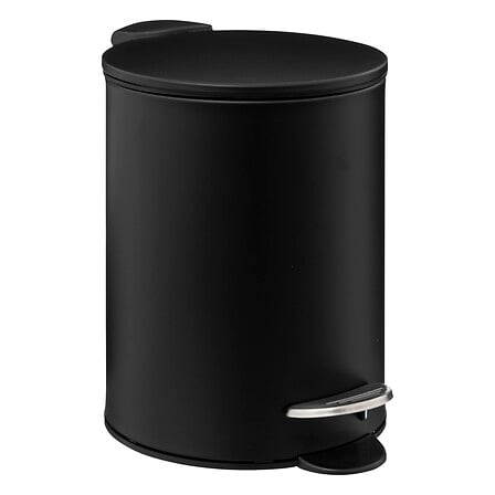 Basurero con Pedal Softclose Black 3L 5five 1 un