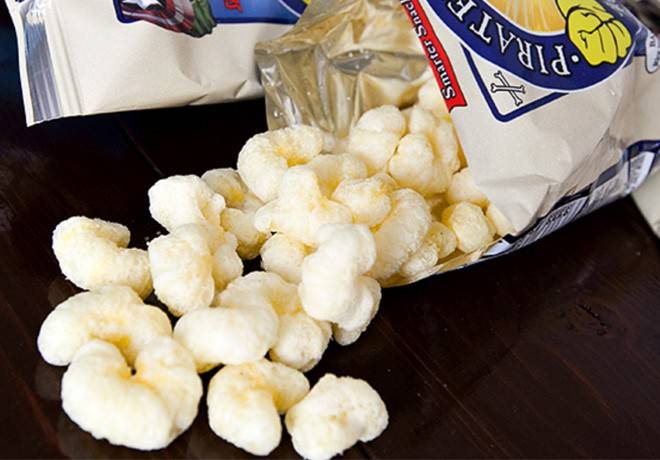 Cabritas con Queso Cheddar Blanco Pirate's Booty 40 un x 14 g