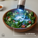 Set de 2 Molinillos Eléctricos de Sal y Pimienta a Batería Home Logics 1 un