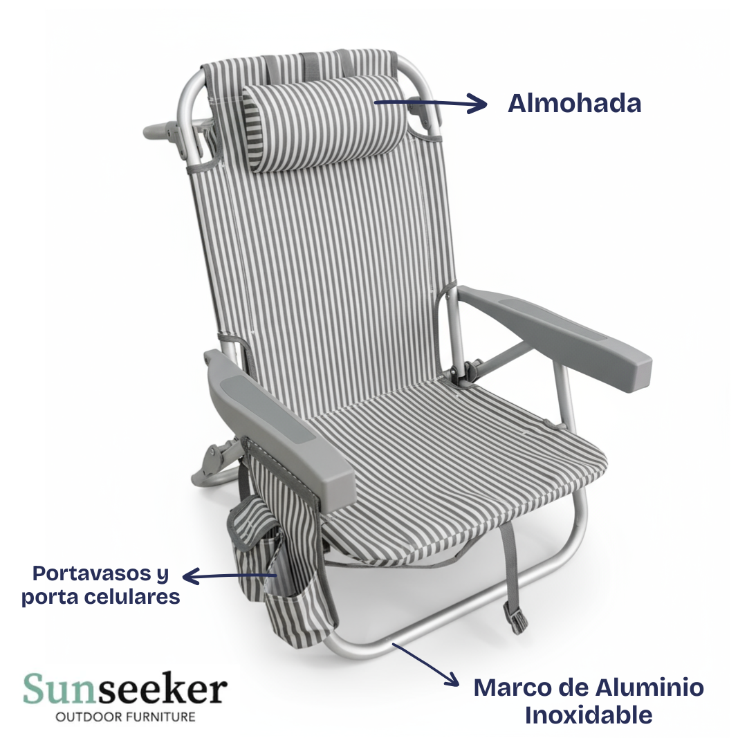 Silla de Playa Baja Bondi Sunseeker 1 un