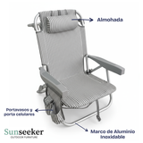 Silla de Playa Baja Bondi Sunseeker 1 un