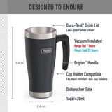 Mug Icon Acero Inoxidable Graphite 473 ml Thermos 1 un