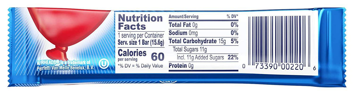 Masticable Variedades Airheads 15.6 g