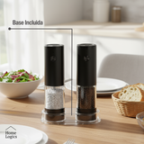 Set de 2 Molinillos Eléctricos de Sal y Pimienta a Batería Home Logics 1 un