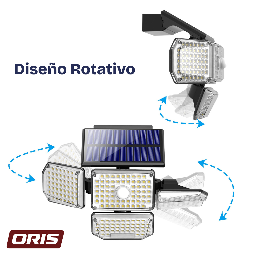 Foco Solar de Muro con Sensor Grande Oris 1 un