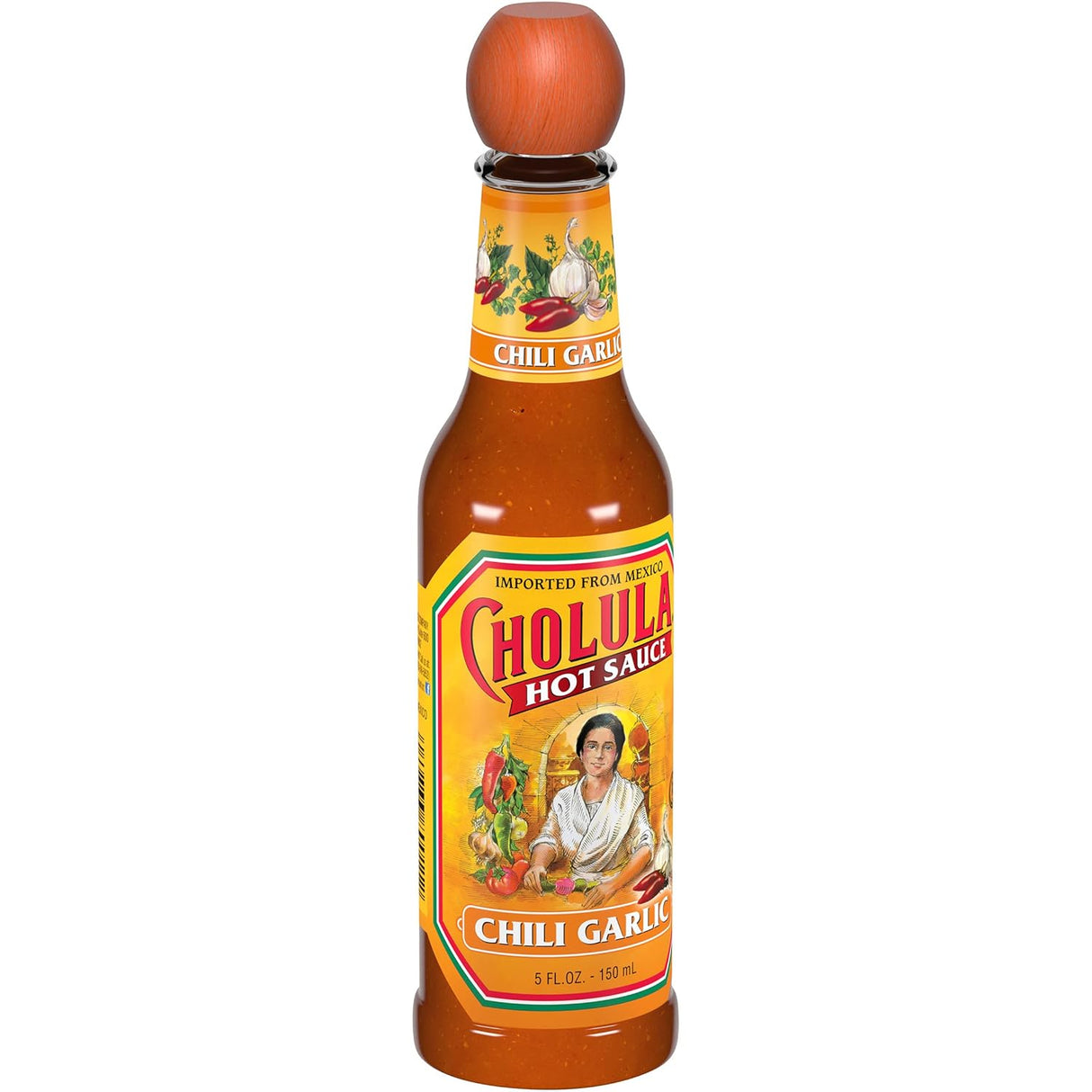 Salsa Chile Ajo Picante Cholula 12 x 141 g
