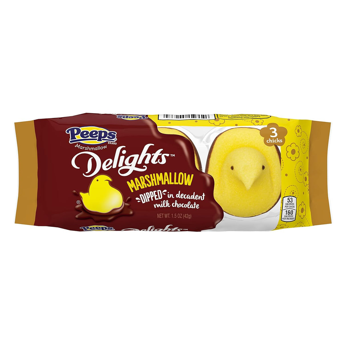 Marshmallows Pollitos con Chocolate Peeps 42 g