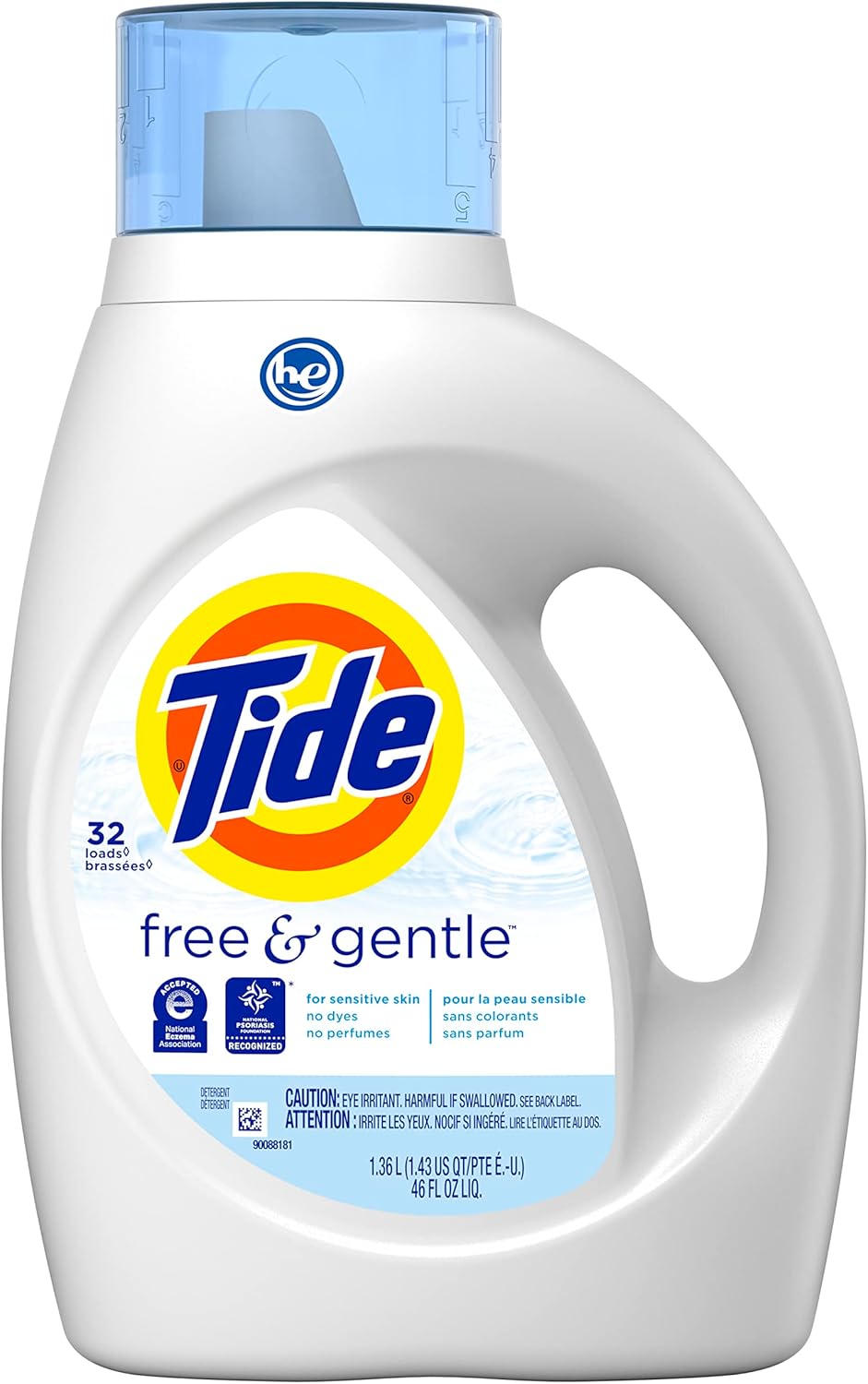 Detergente Líquido Free Gentle Tide 1,36 L