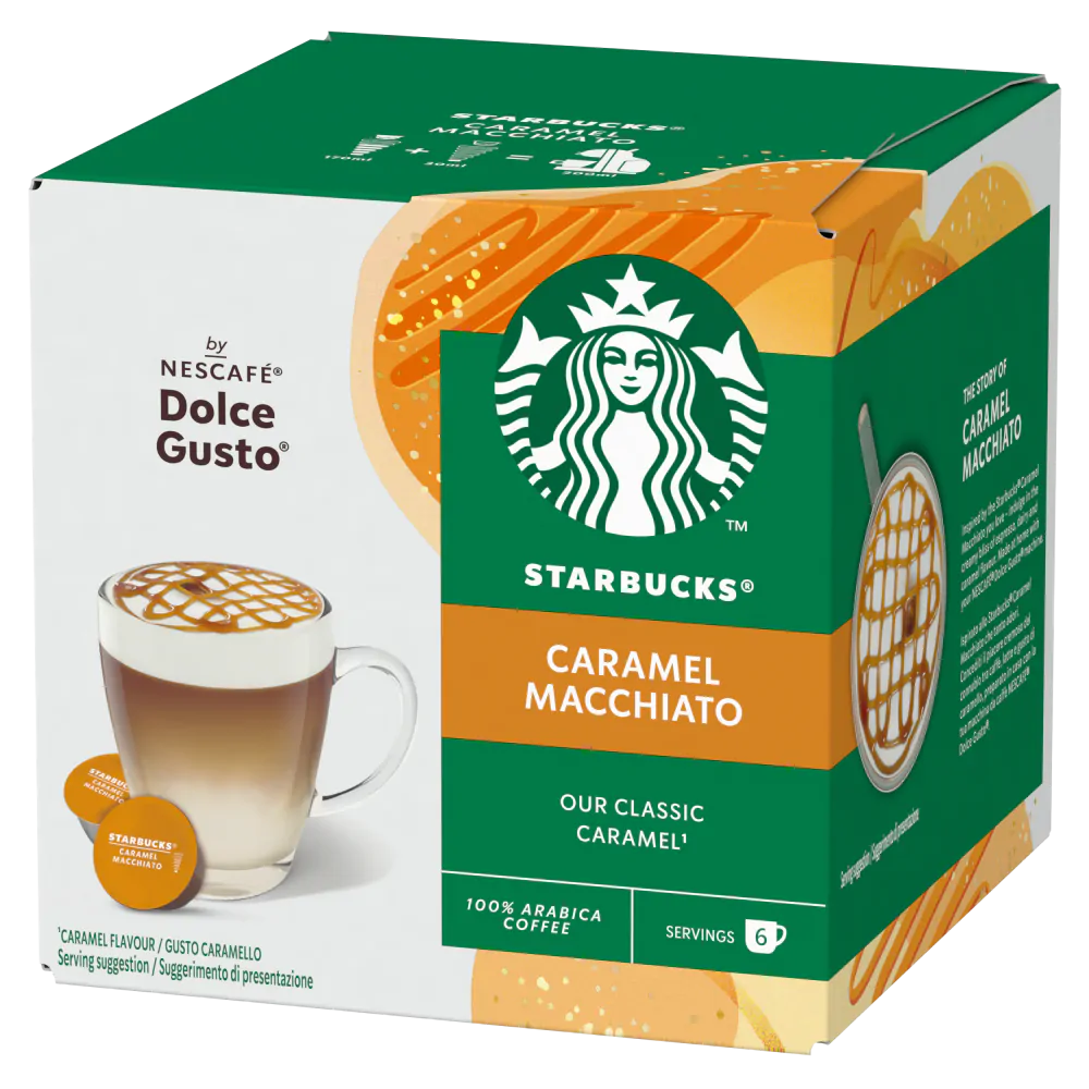Cápsulas Starbucks Caramel Macchiato Dolce Gusto 127,8 g