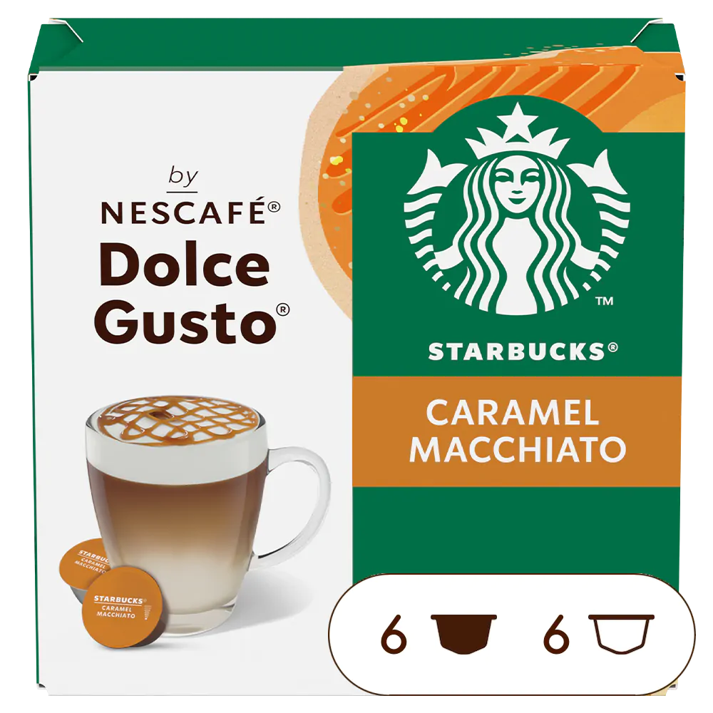 Cápsulas Starbucks Caramel Macchiato Dolce Gusto 127,8 g