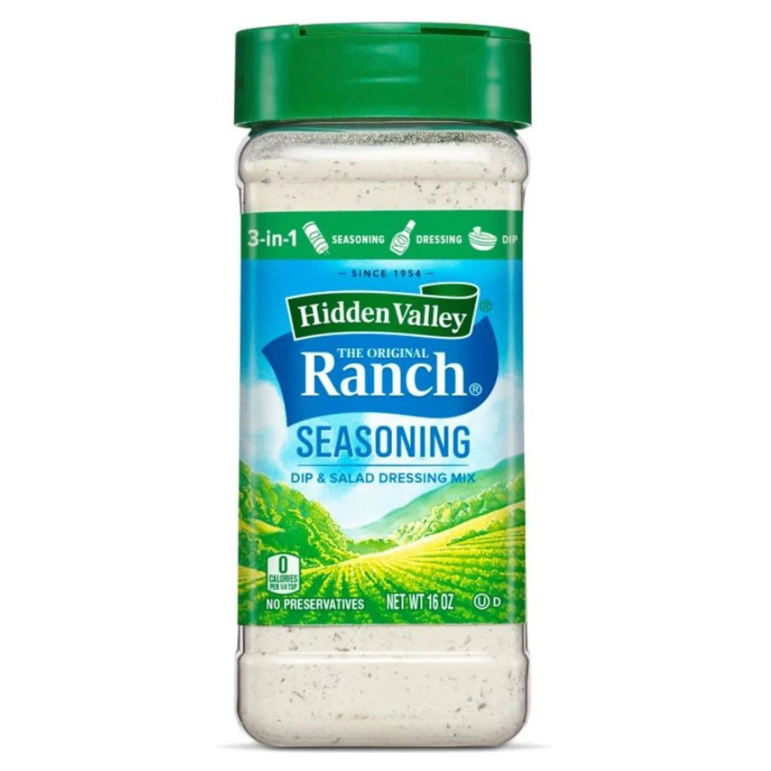 Aderezo y Sazonador Ranch Hidden Valley 454 g
