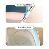 Set Mopa Cuadrada Spin Gris Oscura con Repuesto Clynder 1 un