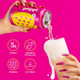 Bebida Prebiotic Strawberry Lemon Lata Poppi 12 x 355 ml