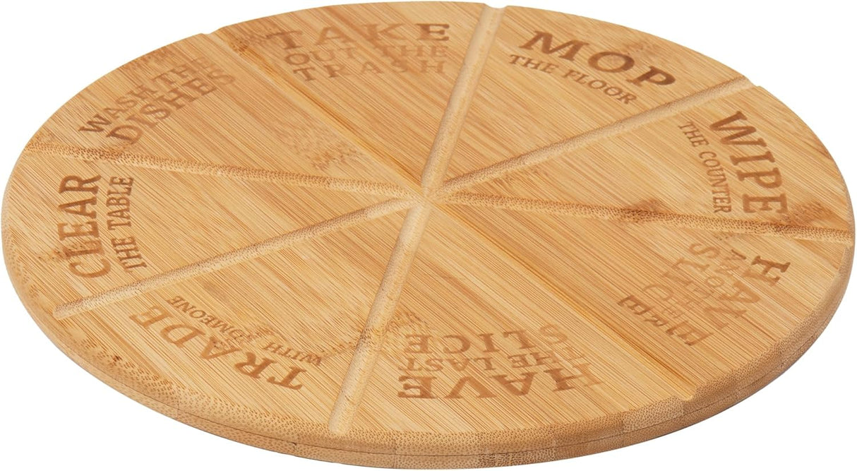 Tabla Redonda Pizza Madera 30 cm Maison 1 un