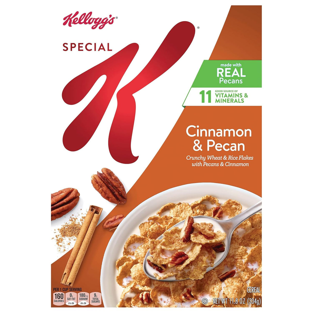 Cereal Special K Canela Pecana Kellogg's 335 g