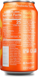 Bebida Prebiotic Orange Lata Poppi 355 ml