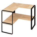 Repisa Esquinera 2 Niveles Madera Black 5five 1 un