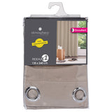 Set 2 Cortinas Blackout Linen 135 x 240cm Atmosphera 1 un