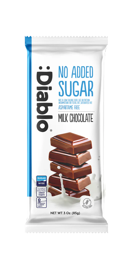 Chocolate Leche sin Azúcar :Diablo 15 x 85 g