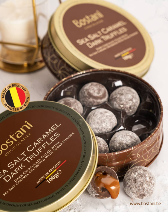 Trufas Chocolate Negro con Azúcar Bostani 100 g