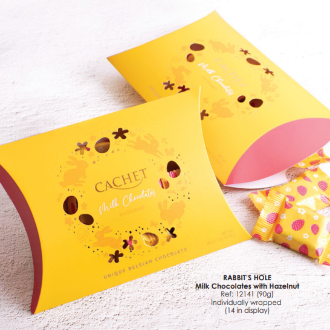 Chocolate Leche Avellana Easter Pillow Box 10 Cachet 90 g