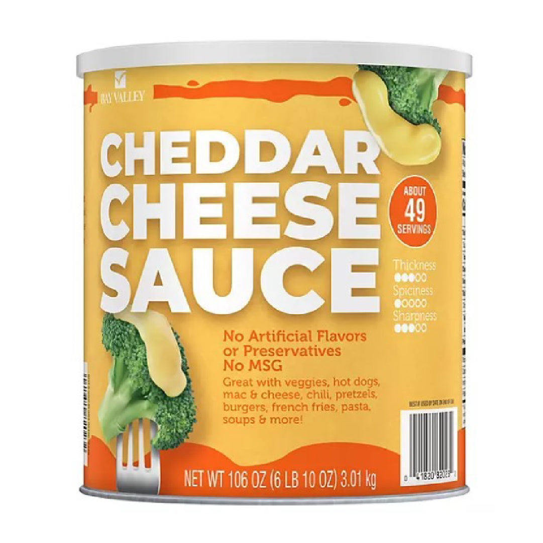 Salsa Queso Cheddar Cheese Bay Valley 3.01 kg